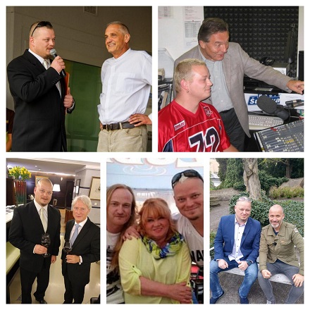 David Vávra, Karel Gott, Ladislav Špaček,  Věra Spinarová, Vladimír Šafránek a Jan Musil .